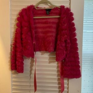 Pink Cropped Jacket